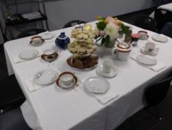 Table set for tea