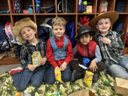 Students celebrating Arizona's Birthday