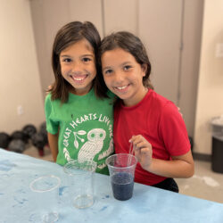 Two girls at summer camp