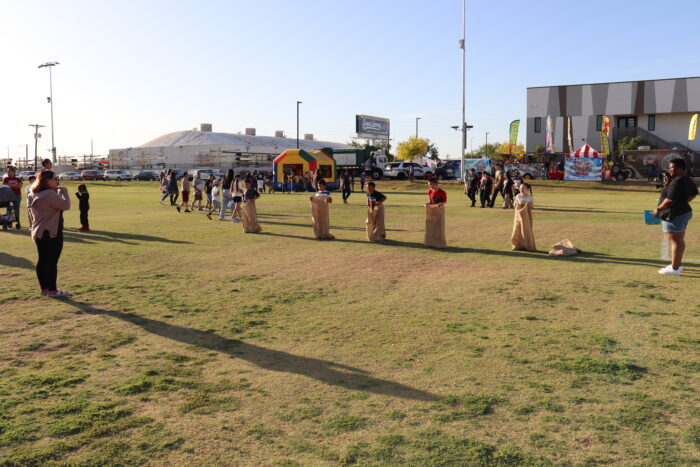 Potato Sack Races at Maryvale Spring Fiesta