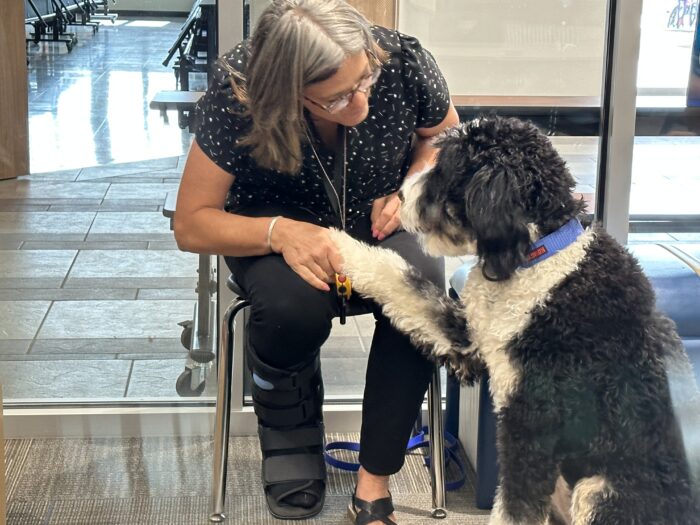 Archway Glendale Therapy Dog with handler