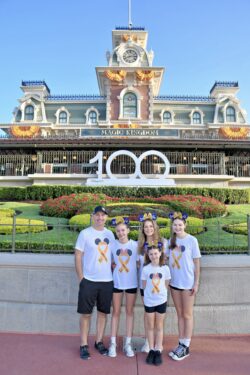 Carson's family at Walt Disney World
