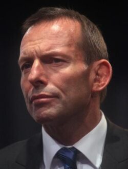 The Honorable Anthony J. Abbott, former prime minister of Australia