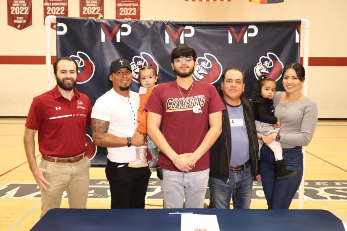 RJ and family at Signing Ceremony