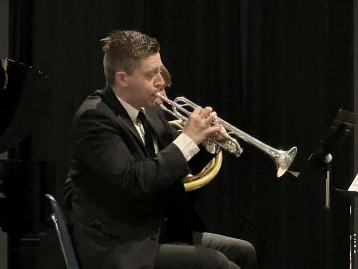 Trumpet player from The Phoenix Symphony at Archway Veritas