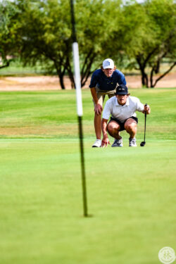 Players of the 2024 Golf Invitational Tournament of Cup Champions on the Golf Course