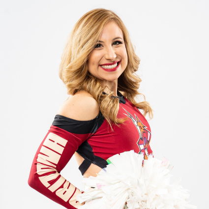 Becky Heller, former NHL Arizona Coyotes Cheerleader