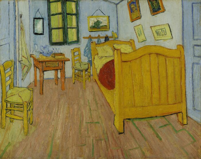 "Bedroom in Aries" by Vincent Van Gogh