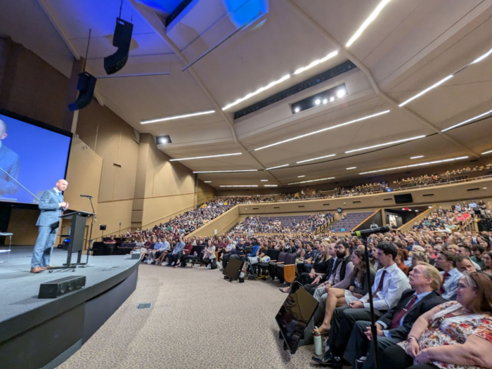 Brandon Crowe speaking at the 2024 Summit