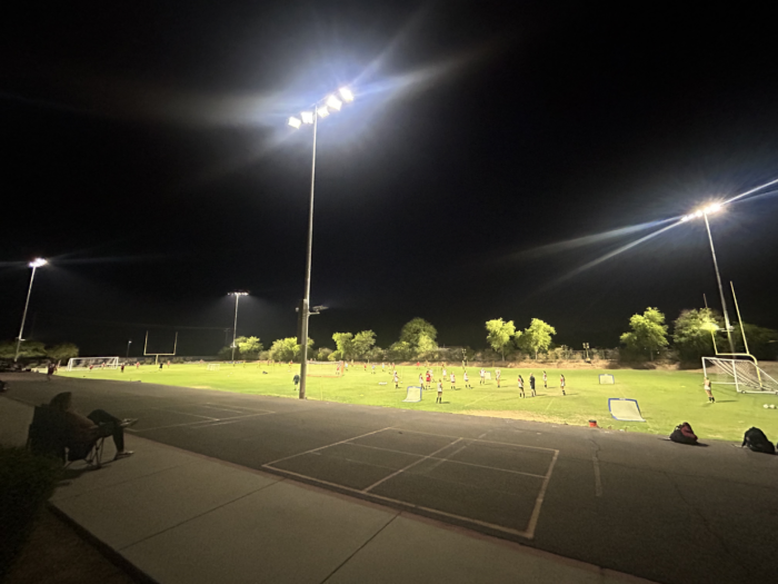 New field lights at Glendale Prep