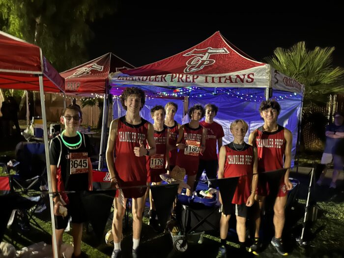 Group of runners at their basecamp