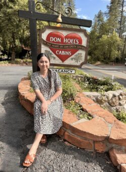 Angela Paula Apolonio in Oak Creek Canyon