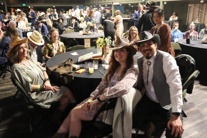 Great Hearts Gala attendees sitting around a table