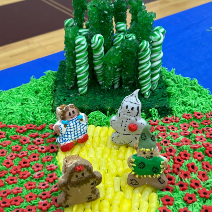 Wizard of Oz characters in gingerbread form