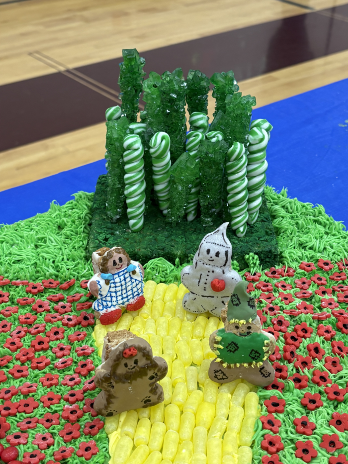 Wizard of Oz characters in gingerbread form