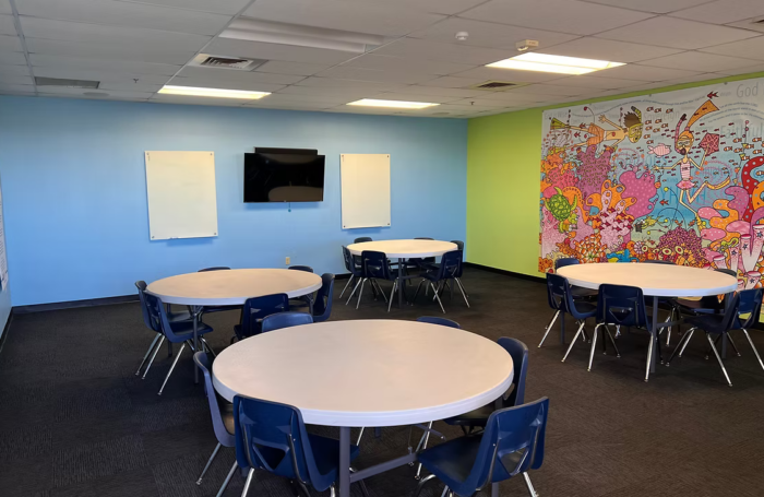 Interior of a classroom