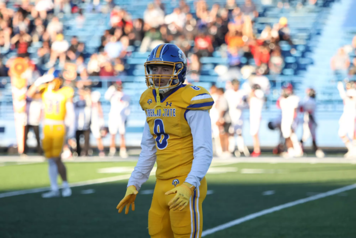 Matt McClelland in a Morehead State football uniform