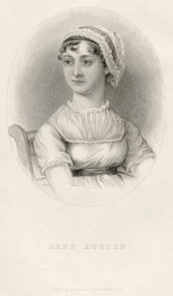 Drawing of Jane Austen